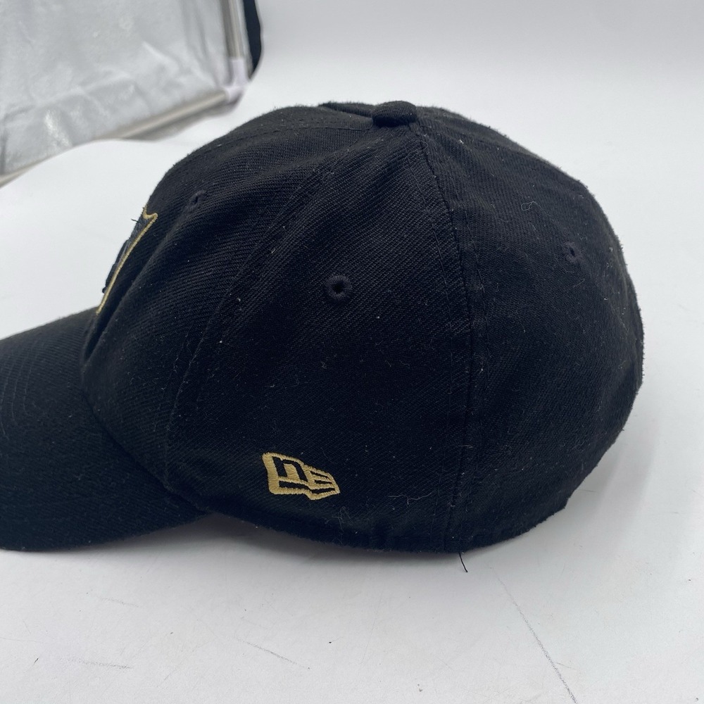 New Orleans Saints Hat Blackout New Era 9Forty SnapBack Black Cleaned - Picture 5 of 12